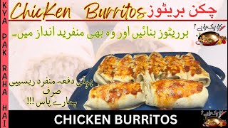 How To Make Chicken Burritos  Burritos Recipe  Healthy Burrito Recipe  Burrito Wrap  Rice Wrap [upl. by Nnaxor]