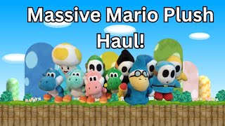 Huge Mario Plush Haul 1 [upl. by Hairej]