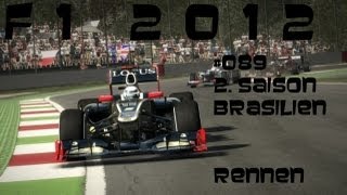 Lets Play F1 20122 Saison 089 BrasilienRennenGermanHD Legende 100 [upl. by Suzie957]