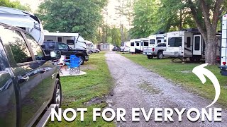 Our HONEST thoughts on CAMPGROUND LIFE  Fulltime RV [upl. by Ahsinit869]