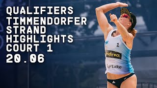 Highlights Court 1  2006  Qualifiers Timmendorfer Strand 2021  Trops4 [upl. by Zuckerman]