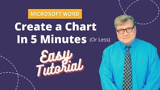 How to Create a Chart in Word  EASY Tutorial [upl. by Killion515]