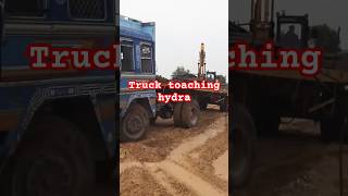 Truck touching hydraautomobile ytshortsvideo songs [upl. by Hpesoy]