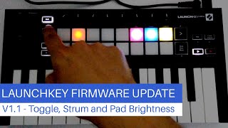 Launchkey Mini MK3  Firmware Update New Features [upl. by Budworth]