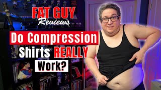 DO Compression Shirts Really Work SculpMecom Review  Fat Guy Reviews [upl. by Llednahc945]