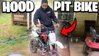 HOOD RIGGED DIRT BIKE for 100 Ratchet Facebook Marketplace [upl. by Oicaroh]