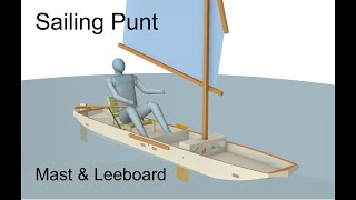 Making a Mast and Leeboard for my Shuttle Punt [upl. by Aremmat]