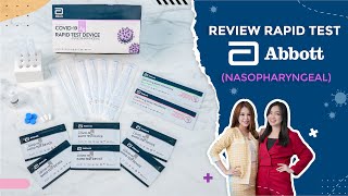 REVIEW RAPID TEST ANTIGEN ABBOTT NASOPHARYNGEAL MADE IN INDONESIA [upl. by Airoled]