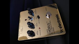 tc electronic GOLD Stereo Chorus Flanger 6723 [upl. by Wilone]