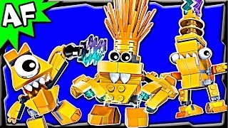 Lego Mixels ELECTROIDS Series 1 Telso Zaptor amp Volectro 41506 41507 41508 Animated Building Review [upl. by Amri955]