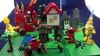 Nindjas vs Trashoz  LEGO Mixels  Stop Motion [upl. by Haggai]