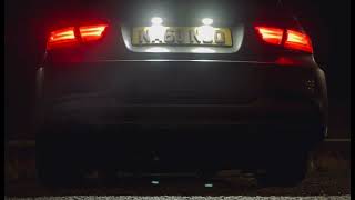 BMW E90 Free Exhaust  POPCORN 320d remap 215hp [upl. by Qirat]