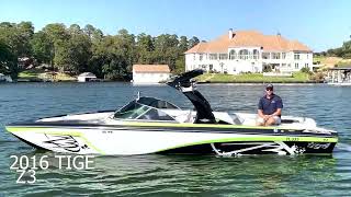 PreOwned 2016 Tige Z3 What A Sweet Wake Check The Footage Call Today [upl. by Marcus242]