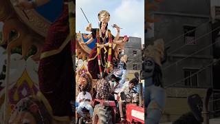 Biggest mata visarjan near tankbund subscribe shorts trending durgapuja youtubeshortsytshorts [upl. by Hsotnas648]