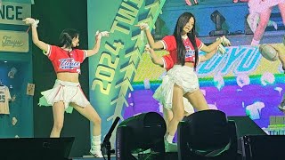 FANCAM 241020 트와이스 TWICE 9th Anniversary Fanmeeting HOME 9ROUND quot1 3 2quot Jeongyeon Mina Tzuyu [upl. by Atinaj]