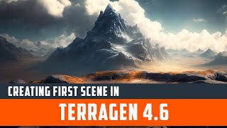 Creating first scene in Terragen 46 [upl. by Brown]