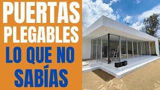 🟠 Son Funcionales las PUERTAS PLEGABLES De Aluminio 🟠 ACA TE DECIMOS TODO  🤔 [upl. by Barnes]