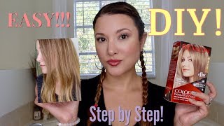 DIY EASY How to Color your Hair at Home using Revlon Colorsilk [upl. by Holihs396]