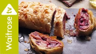 Pear and Blackberry Strudel  Waitrose [upl. by Anawk]