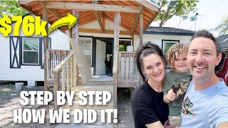 3 Flipped Houses Before and After in 90 Days as Total BEGINNERS [upl. by Tawnya]