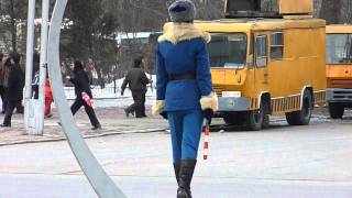 Lovely North Korean Traffic Girl [upl. by Wivinah271]