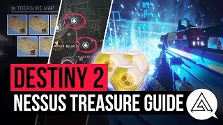 DESTINY 2  ALL Nessus Treasure Map Cayde6 Chest Locations amp Easy Exotic Engrams [upl. by Holna]