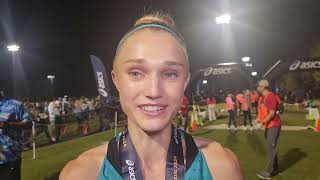 Rylee Blade Breaks Woodbridge Meet Record Fastest HS XC Race Ever Interview [upl. by Idner]