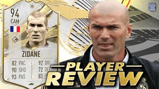 94 MID ICON ZIDANE SBC PLAYER REVIEW META  FIFA 23 ULTIMATE TEAM [upl. by Michaelina261]