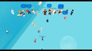 TELEPORTING EVERYBODY OFF THE MAP AT AQUATIC POOLS  ROBLOX Trolling [upl. by Simetra131]