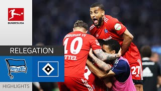 Crazy Goal gives HSV the Advantage  Hertha BSC  HSV 01  Highlights  Relegation Play Off 1st Leg [upl. by Nagam]