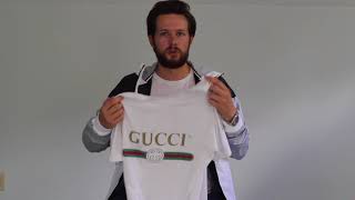 450 Gucci Tee Shirt Review [upl. by Eened]