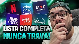 MELHOR LISTA IPTV  Lista completa NUNCA TRAVA [upl. by Annovaj]