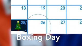 What is Boxing Day anyway [upl. by Eniaral]