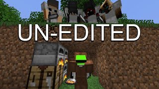 Minecraft Manhunt UNEDITED 4 Hunters FINALE [upl. by Gates]