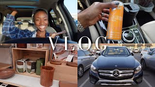 vlog  new car  organization new target fall items running errands tennis lessons [upl. by Selden]