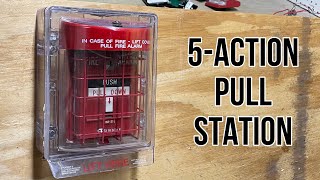 Making a 5Action Fire Alarm Pull Station  How hard can I make it to activate this pull station [upl. by Neirol]