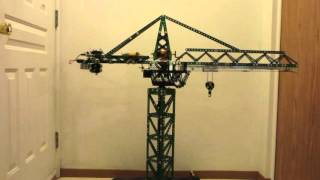 Meccano Arduino controlled Tower Crane [upl. by Pomeroy]