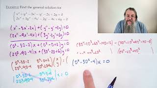 Differential Eqns F2216  Elimination method for systems of equations BONUS [upl. by Felten]