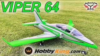 MAIDEN FLIGHT HKing Viper 64 6S EDF Jet from Hobbyking HobbyKingOfficial [upl. by Fredric369]