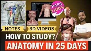 Pass 100 Guarantee best way to memorize anatomy in 30 days  how to study anatomy in 30 days [upl. by Robenia354]