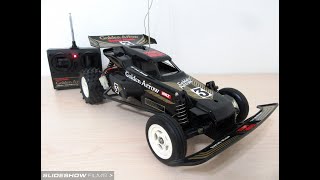 Radio Shack Golden Arrow Frame Buggy 110 Scale Vintage RC Slideshow [upl. by Ettenal]