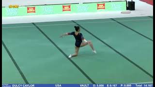 Djenna Laroui FRA  Floor  Jesolo 2024 [upl. by Ahsyle]