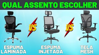 Cadeira com Assento em Espuma Laminada Injetada ou Tela Mesh DU300 BRIZZA e DARIX [upl. by Enirehtakyram]