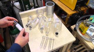 Blow molding plastic water bottles [upl. by Yllier]