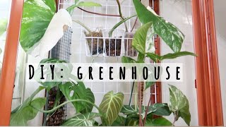 DIY  GREENHOUSE WITH AN IKEA FABRIKOR CABINET [upl. by Merrel]