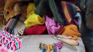 Rug Hooking with Recycled Sweaters How To Repurpose Prep Chop Shop [upl. by Assiruam494]