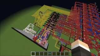 Calculatrice Redstone  Minecraft [upl. by Odoric369]