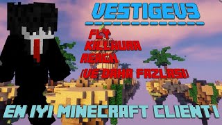 En gelişmiş VestigeV3 Client  Minecraftın en iyi hilesi  Fly KillAura Reach [upl. by Oinotnanauj]