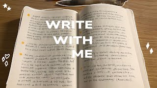 20 Minutes Write With Me  Real Time Sounds asmr  Journal With Me [upl. by Anika]