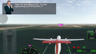 Landing with strong wind at BNE Brisbane [upl. by Divadnoj]